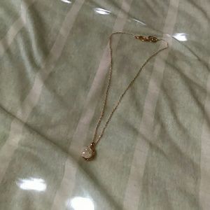 White druzy quartz choker